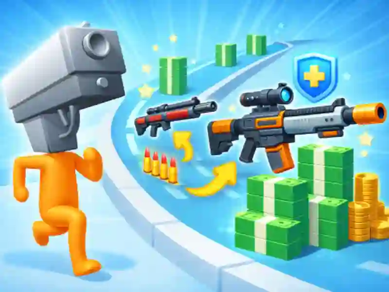 Jogo Corrida de atualização de armas online