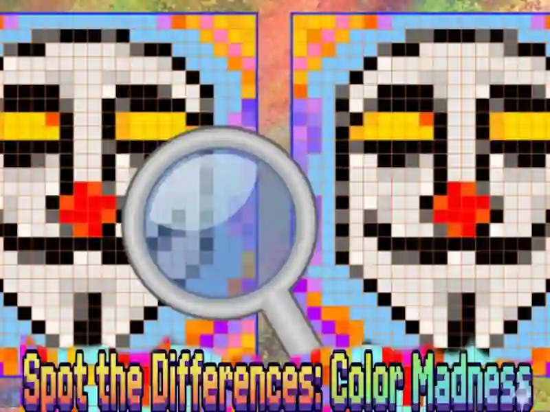 Jogo Spot the Differences Color Madness online
