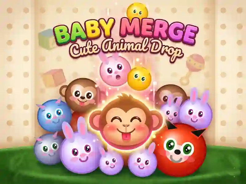 Jogo Baby Merge Cute animal drop online