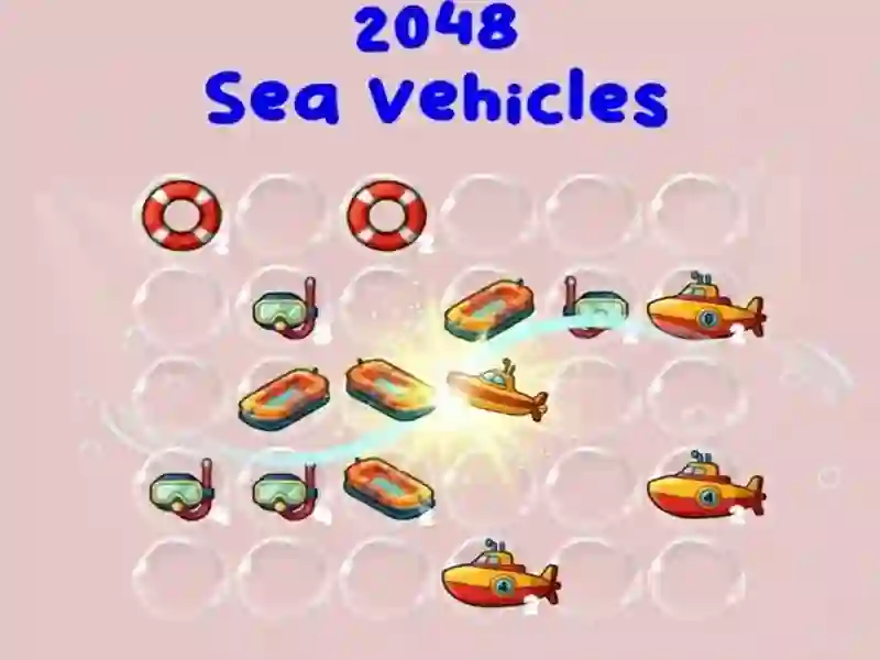 Jogo Veículos Marítimos 2048 online