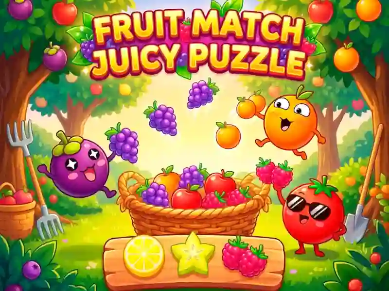 Jogo Fruit Match Juicy Puzzle online