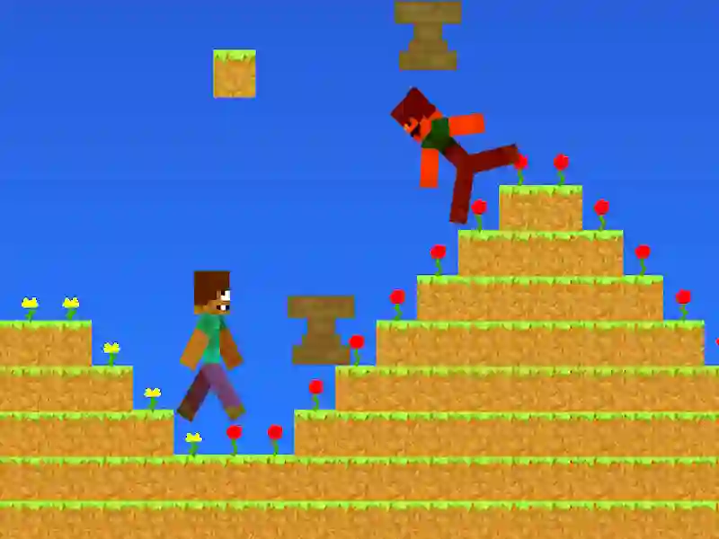 Jogo Noob vs Pro, exceto Minecraft de chuva de Anvil online