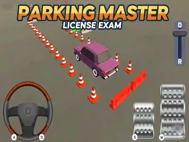 Jogo Mestre de estacionamento: exame de licença online