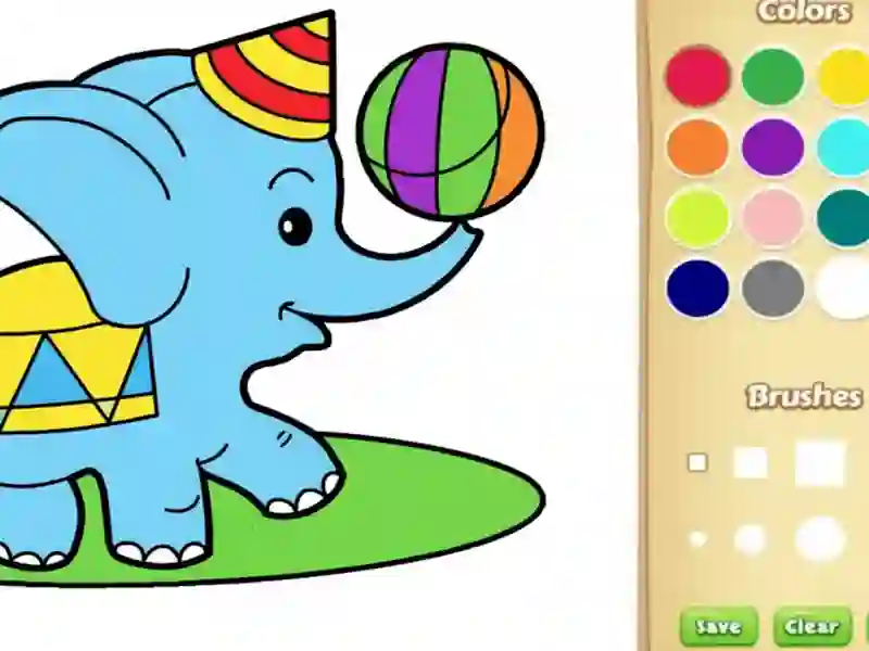 Jogo Livro de colorir de animais simples para crianças online