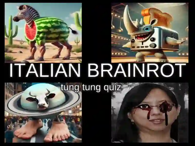 Jogo Questionário italiano de Tung Brainrot Tung online