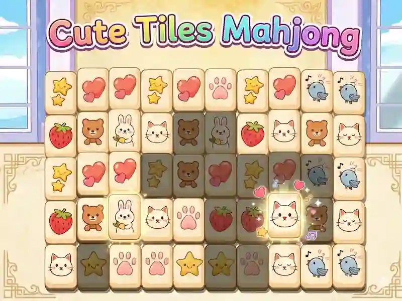 Jogo Cute Tiles Mahjong online
