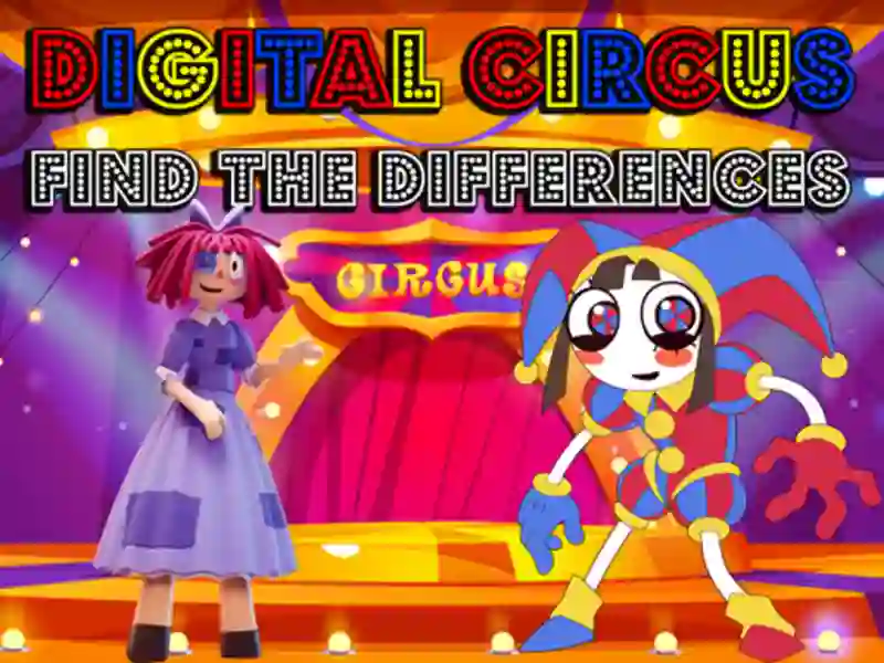Jogo Circus digital encontra as diferenças online