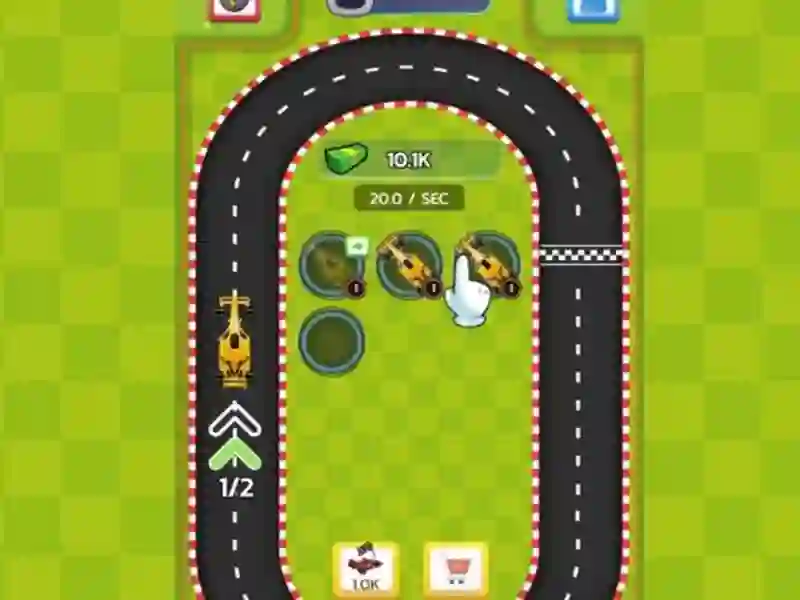 Jogo Merge inativo de carros e raça online