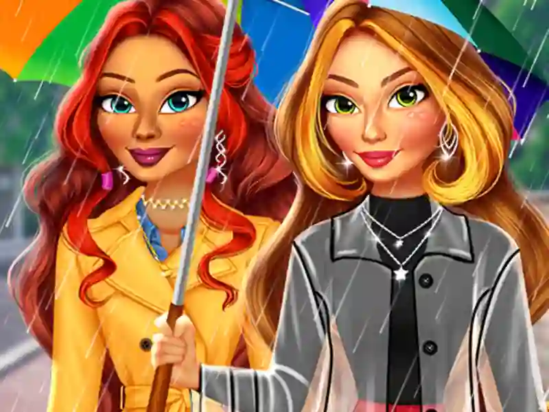 Jogo Super Girls My Rainy Day roupas online