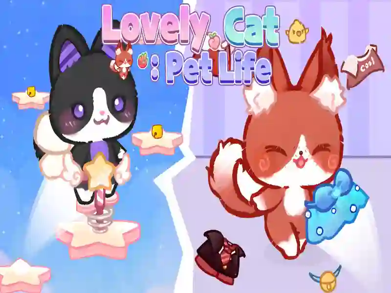 Jogo Linda vida de animais de estimação de gato online