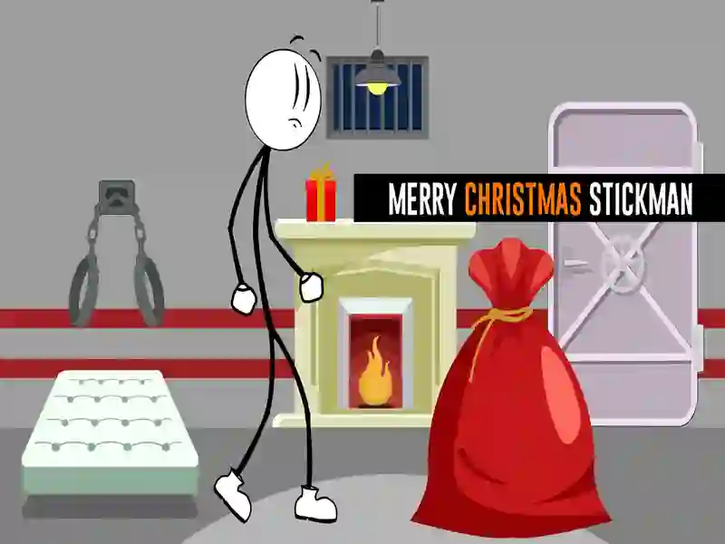 Jogo Feliz Natal Stickman online