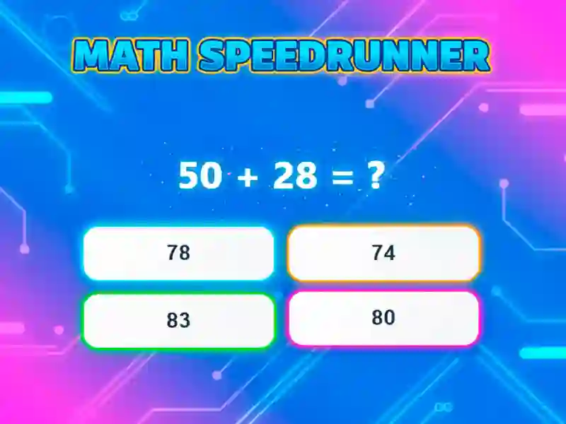 Jogo Math Speedrunner online