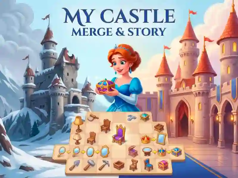 Jogo My Castle. Merge & Story online