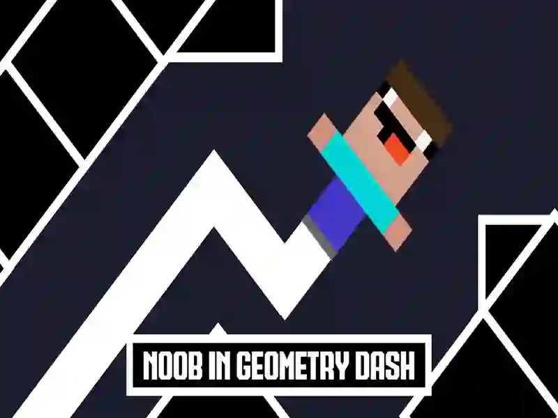 Jogo Noob em traço de geometria online