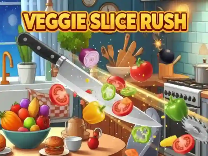 Jogo Rush de fatia de vegetais online