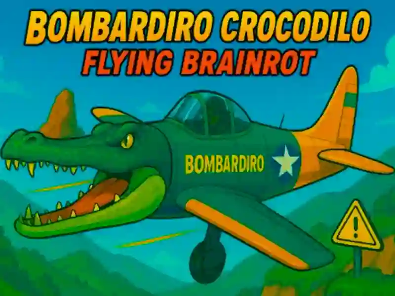 Jogo Bombardiro Crocodilo voando Brainrot online