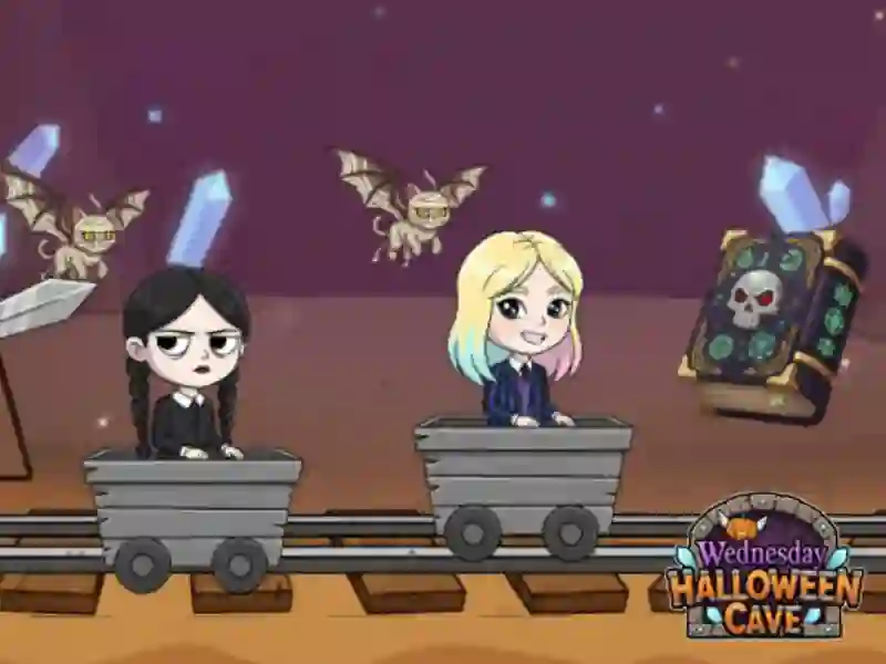 Jogo Caverna de Halloween de quarta-feira online