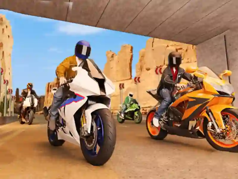 Jogo Corrida de simulador de motocicleta real 3D online