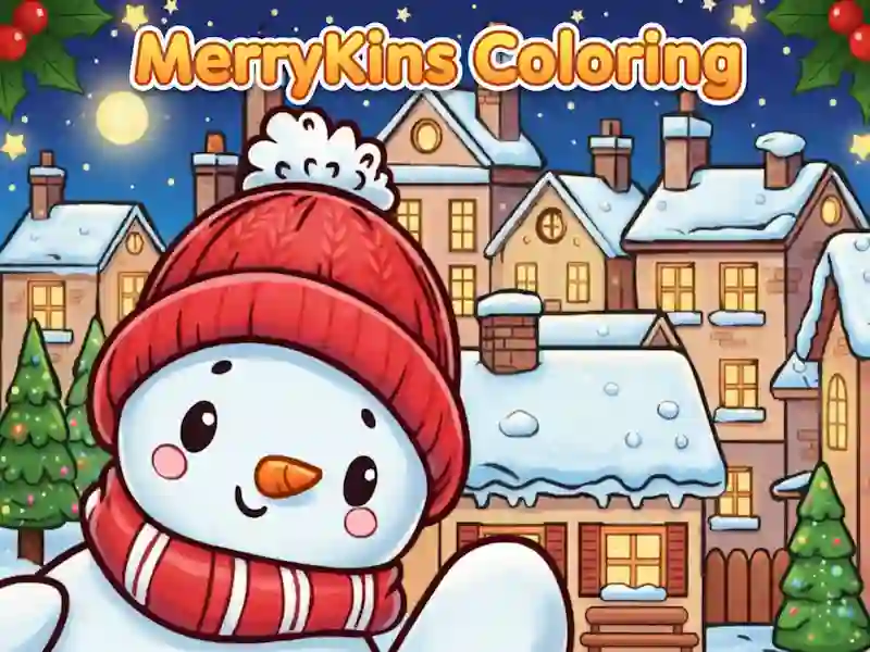 Jogo Colorir MerryKins online