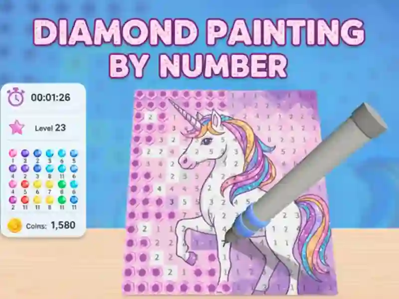 Jogo Pintura Diamante por Número online