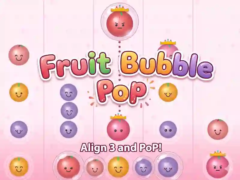 Jogo Fruit Bubble Pop online