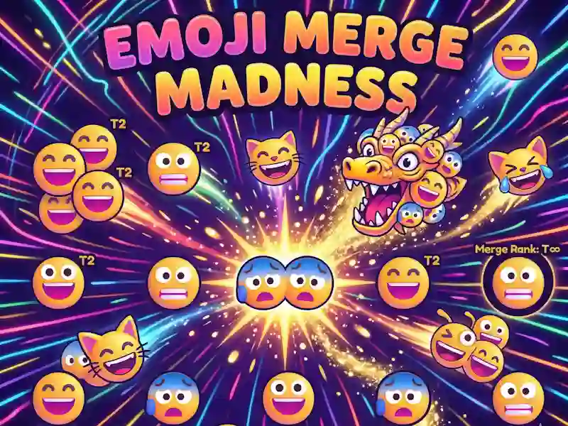Jogo Emoji Merge Madness online