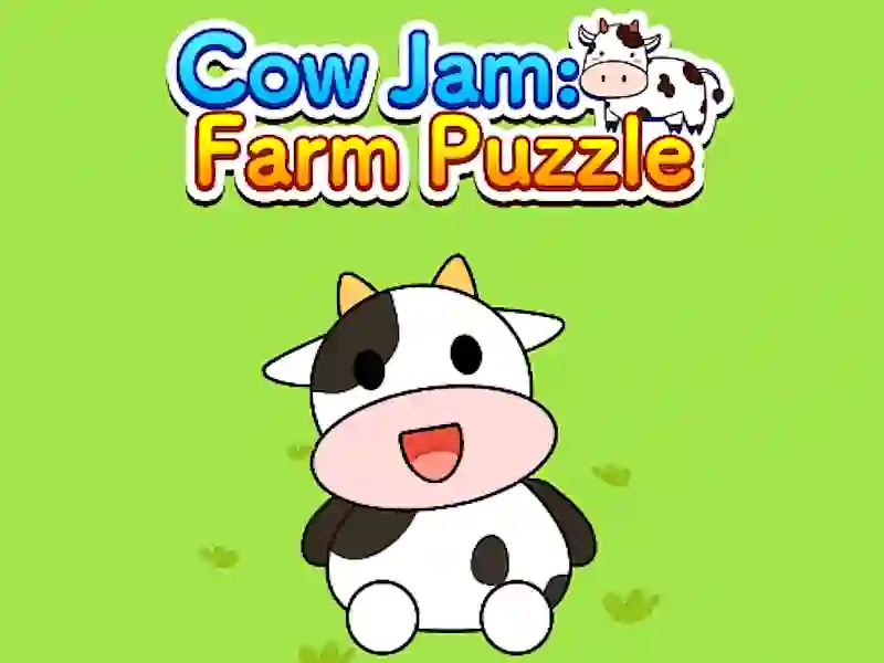 Jogo Cow Jam Farm puzzle online