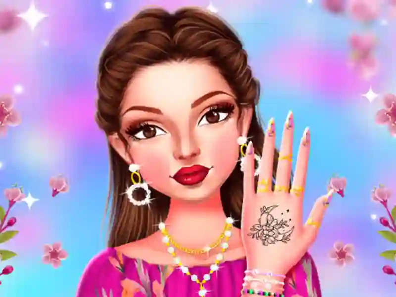Jogo Design de manicure da primavera de celebridades online