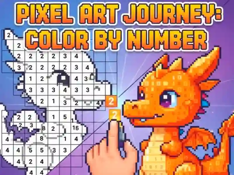 Jogo Desenhe imagens por números Pixel Art online