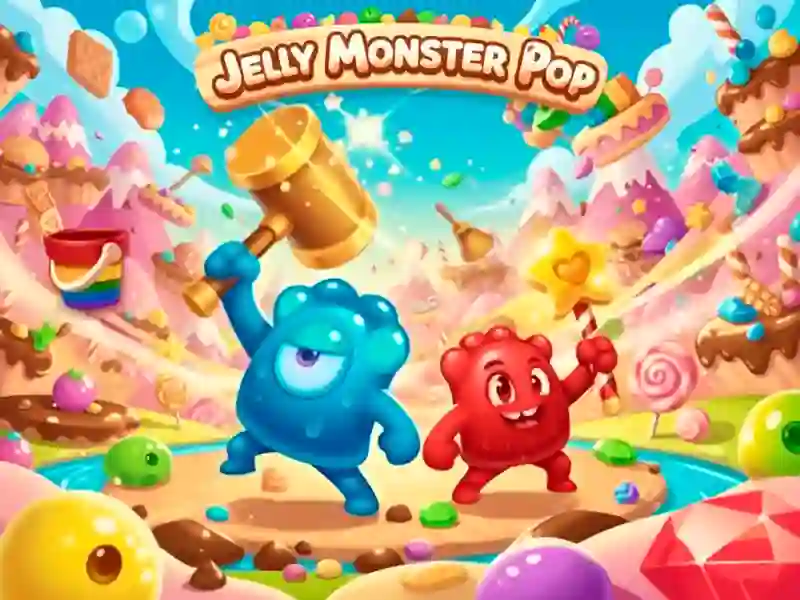 Jogo Geléia Monstro Pop online