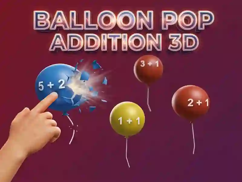 Jogo Adição de balão pop Modelo 3D online