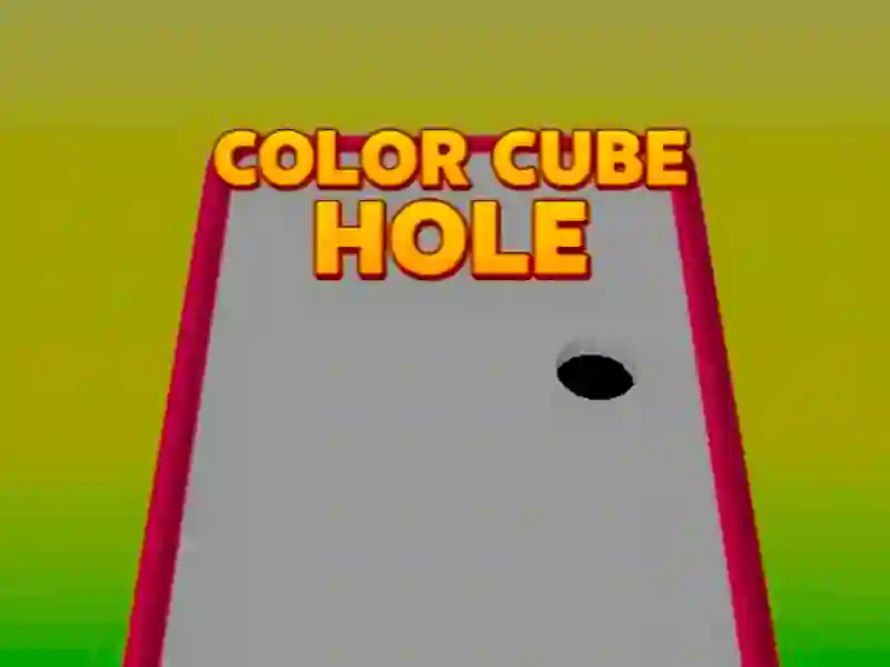 Jogo Orifício de cubo colorido online