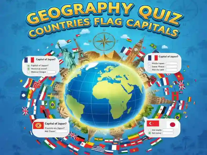 Jogo Quiz de Geografia Países Bandeira Capitais online