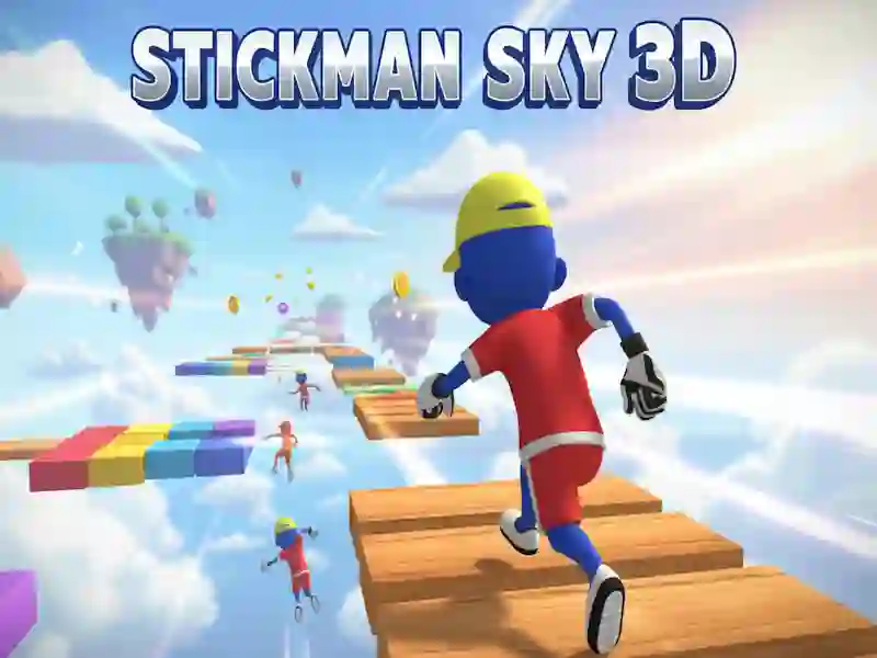 Jogo Céu Stickman 3D online
