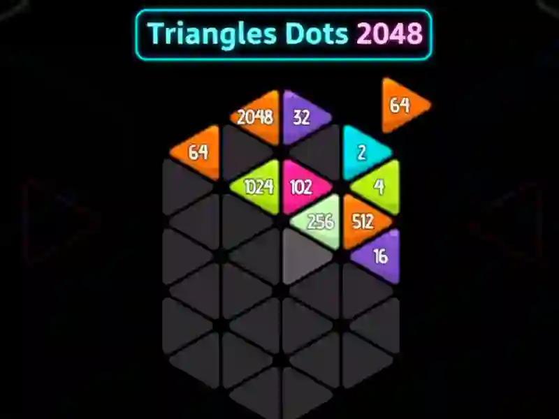 Jogo Triângulos Pontos 2048 online