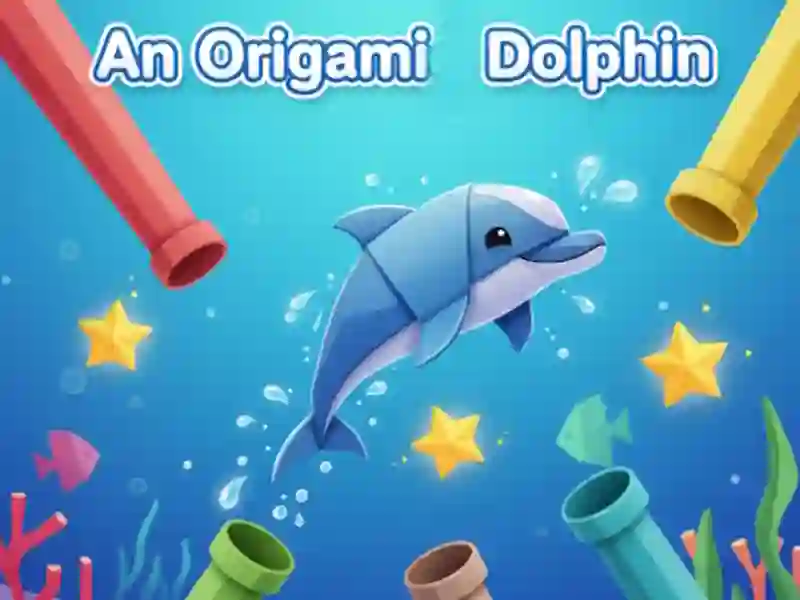 Jogo Um golfinho de origami online