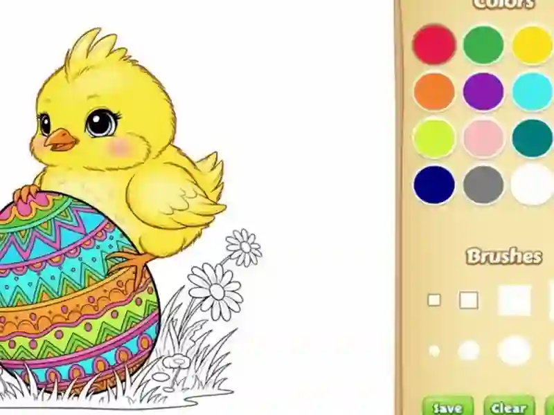 Jogo Livro de colorir da Páscoa para crianças online