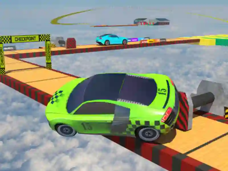 Jogo Real Impossible Sky rastreia o carro dirigindo online
