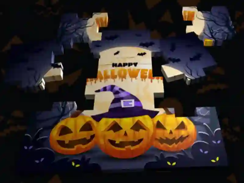 Jogo Quebra-cabeça de Halloween 3D online Jogo Quebra-cabeça de Halloween 3D online