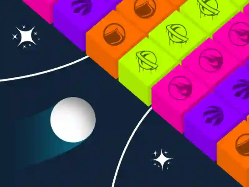 Jogo Jogo de bola colorida rolante online