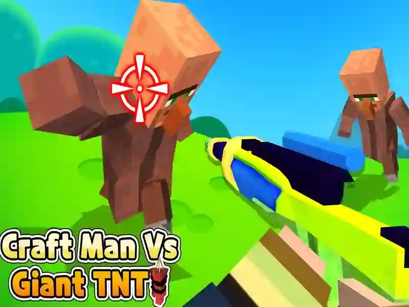 Jogo Craft Man vs gigante TNT online