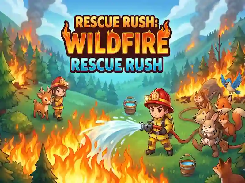 Jogo Rescue Rush: Wildfire online