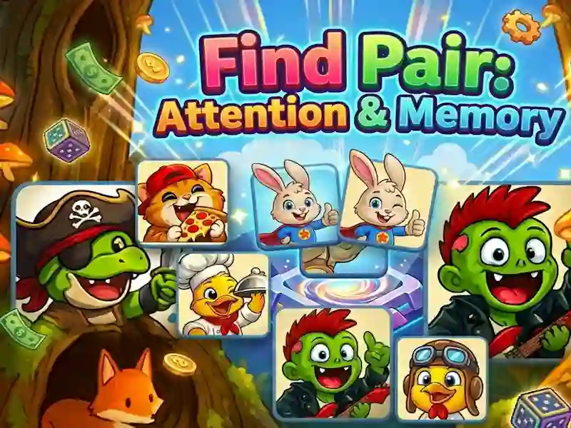 Jogo Find Pair: Attention & Memory online