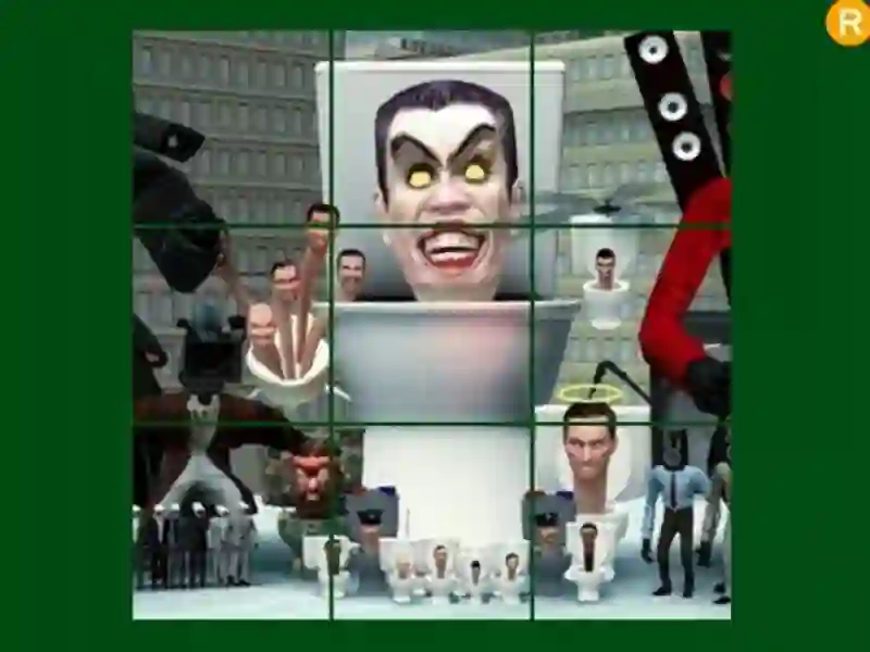 Jogo Puzzle deslizante para o banheiro skibidi online