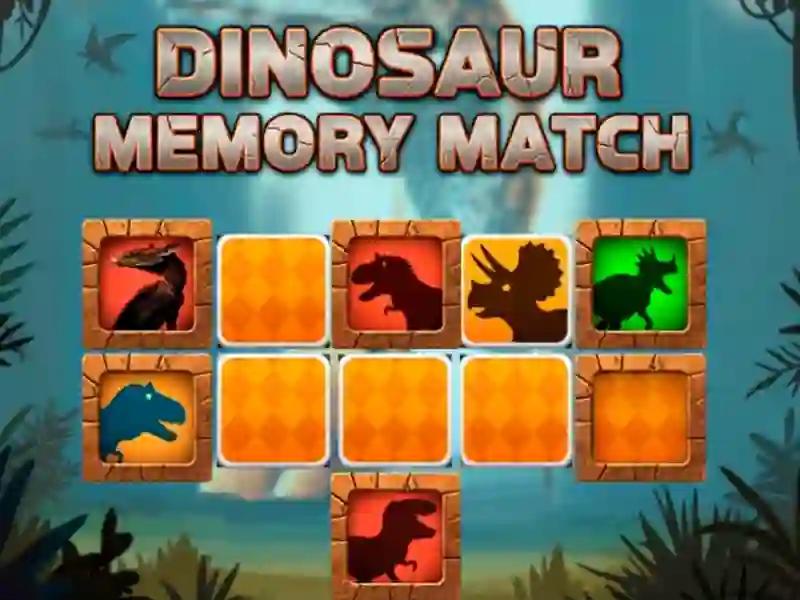 Jogo Jogo de Memória de Dinossauro online