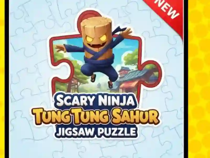 Jogo Scary Ninja Tung Tung Sahur Jigsaw Puzzle online
