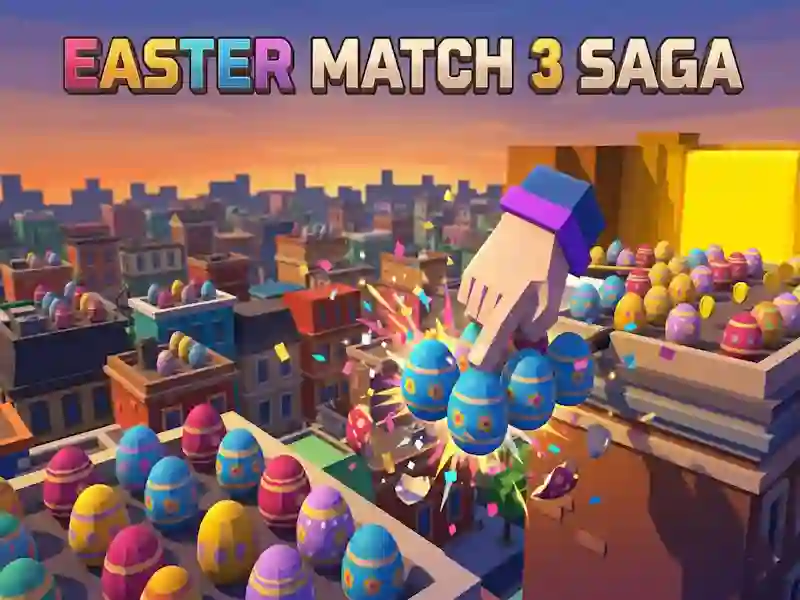 Jogo Easter Match 3 Saga online