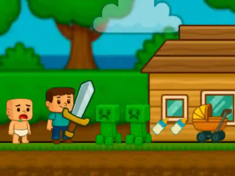 Jogo Baby Noob Ajuda! Steve online