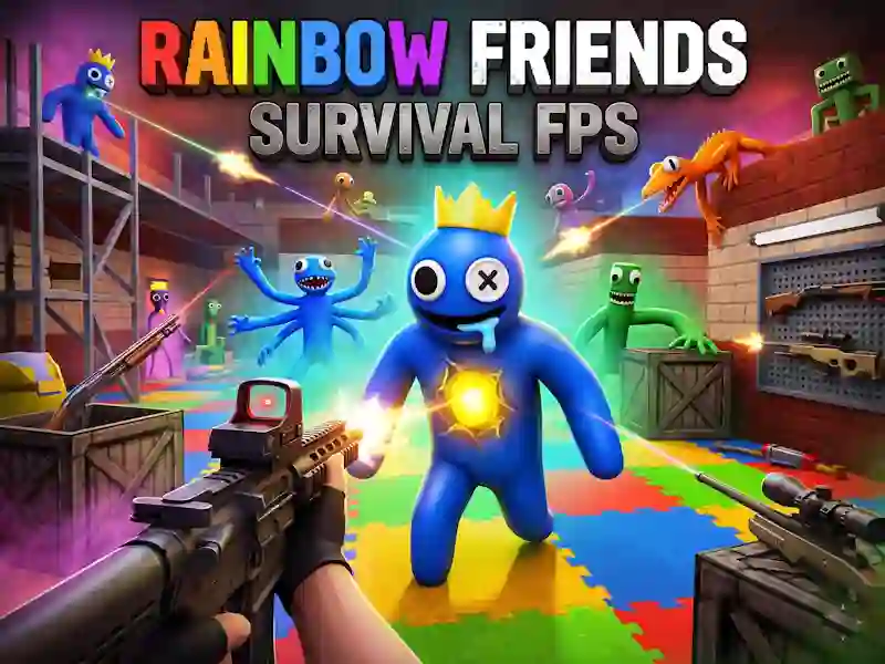 Jogo Rainbow Friends Survival FPS online