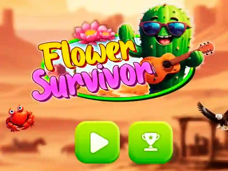 Jogo Sobrevivente de flores online